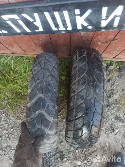 Комплект колёс с резиной на скутер