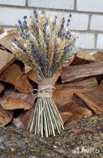Букеты из сухоцветов ароматной Крымской лаванды