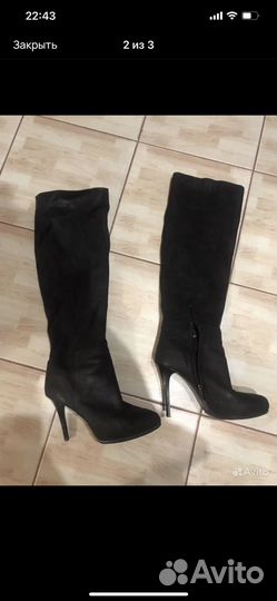 Сапоги ботфорты