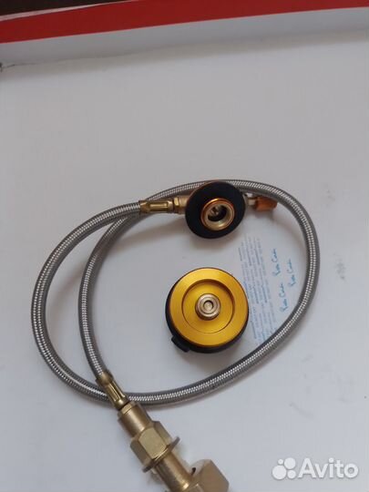 Переходник для заправки газового баллончика