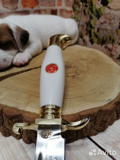 Нож финка белая