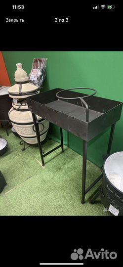 Мангал с кольцом под казан