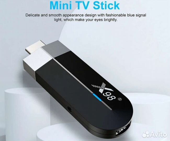 AndroidTVbox стик X98S500.Android11(4-32Gb) S905Y4