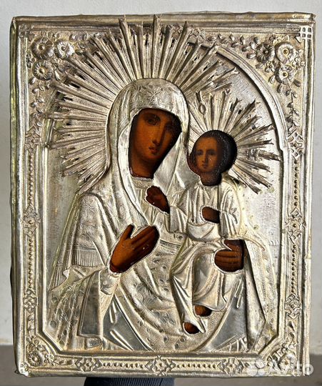 Икона Иверская Пресвятая Богородица Состояние