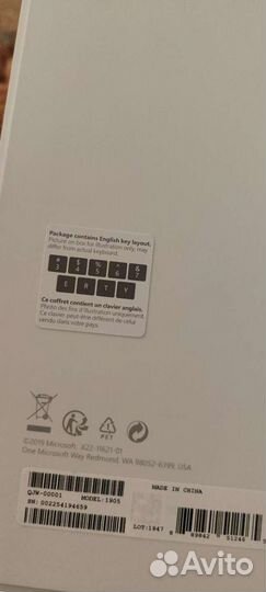 Microsoft Surface Pro X 8 9 Type Cover