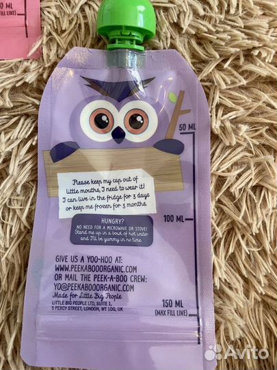 Контейнеры Peek-a-boo для детского питания