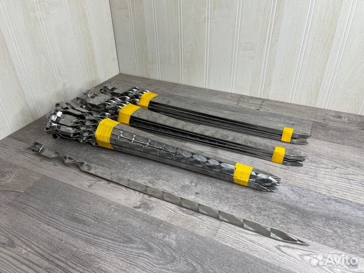 Ш20*45 Шампур для Люля Кебаб широкий 2 см