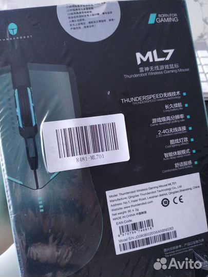 Игровая мышь беспроводная thunderobot