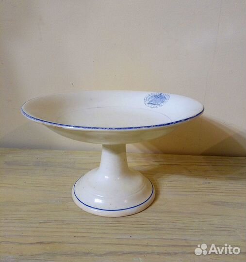 Фарфоровая посуда с синим рисунком СССР