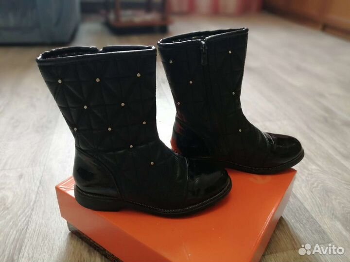 Сапоги для девочки 33 размер