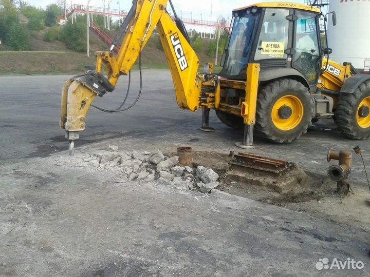 Услуги экскаватора погрузчика Jcb