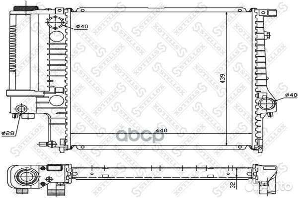 10-25023-SX радиатор системы охлаждения BMW E3