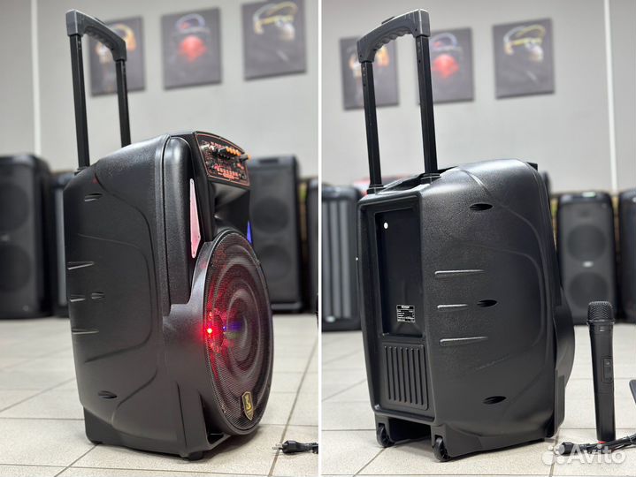 Большая напольная блютуз колонка AvCrowns