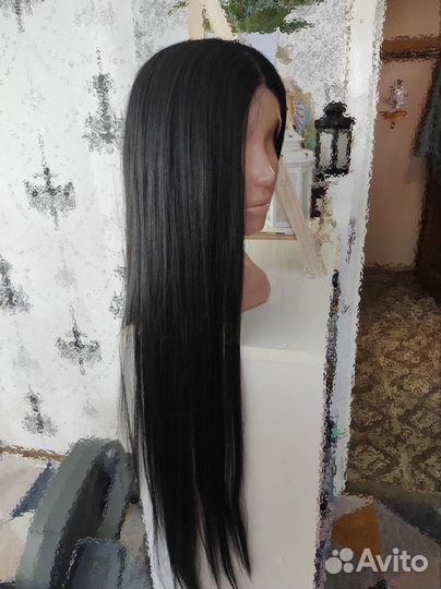 Парик полусистема длинный