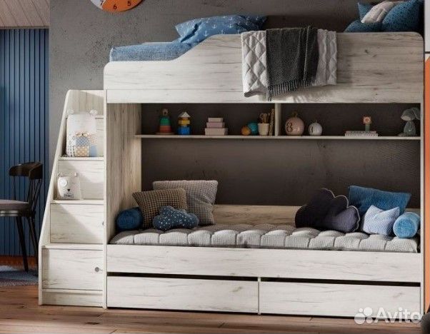Кровать двухъярусная для детей от 3 лет