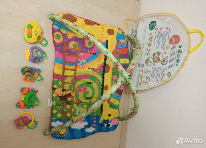 Развивающий коврик Ростомер Жирафик 0+