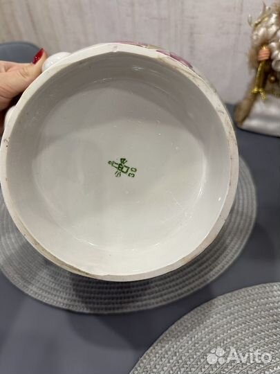Супница фарфор дружковский СССР