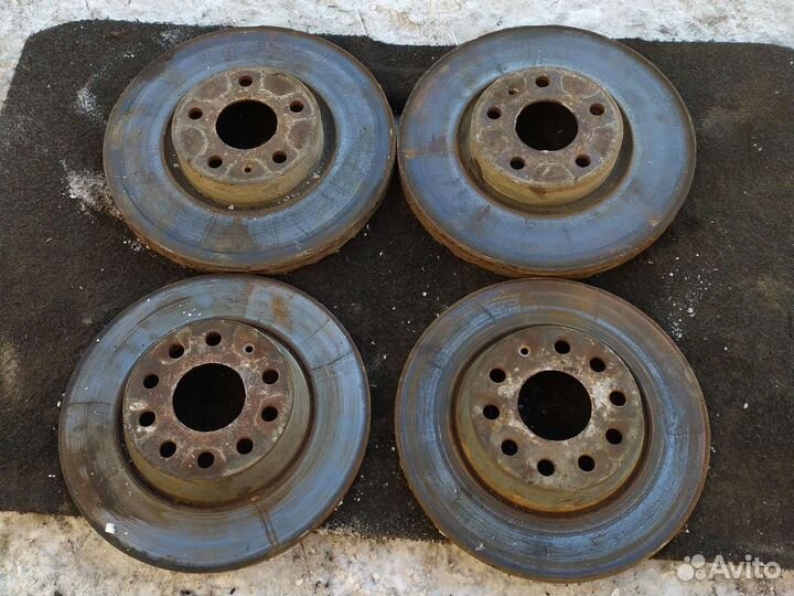 Комплект тормозных дисков volkswagen passat b7