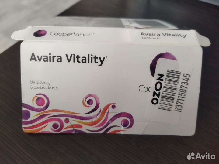 Линзы контактные Avaira Vitality