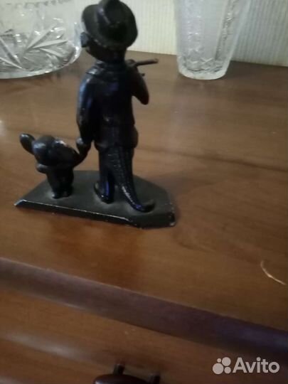 Статуэтка Крокодил Гена и Чебурашка. СССР