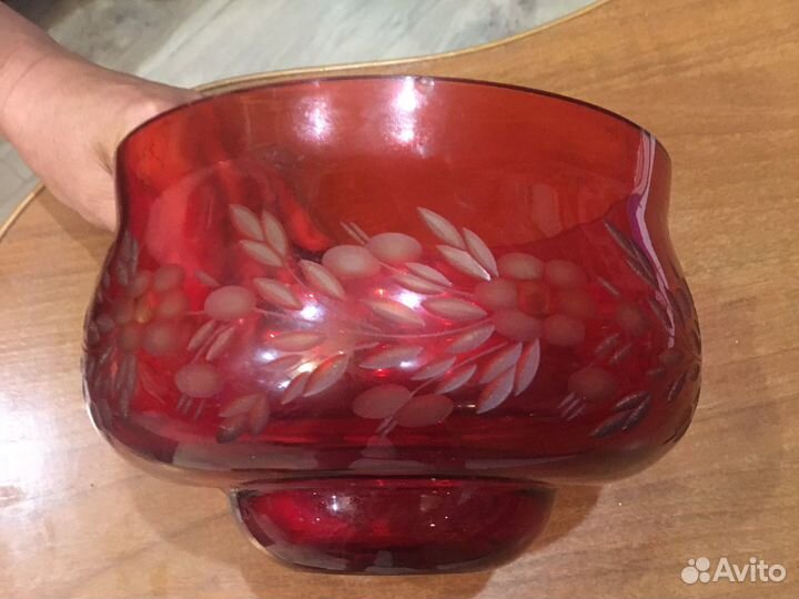 Ваза для фруктов из времен СССР диам 18см Сост Отл