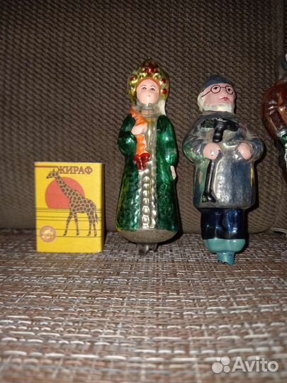 Елочные игрушки СССР на прищепке