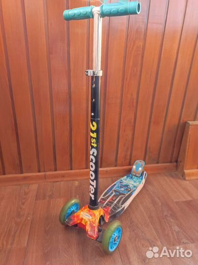 Самокат детский трехколесный бу