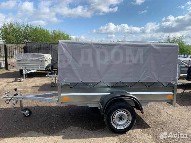 Прицеп бортовой внутри 2,16х1,3 Полный цинк