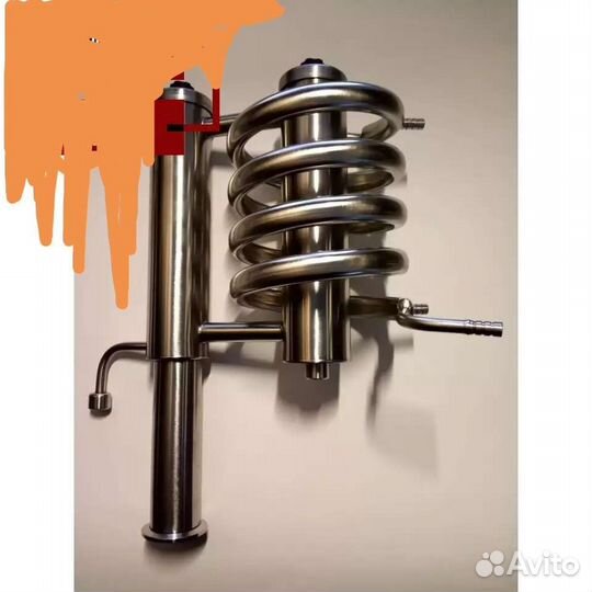 Дистиллятор бытовой ханхи. Бражная колонна. кламп