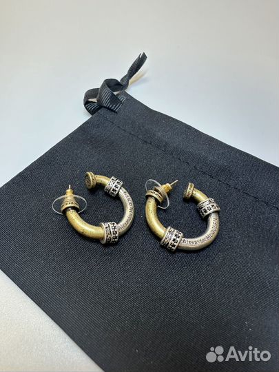 Alexander mcqueen серьги
