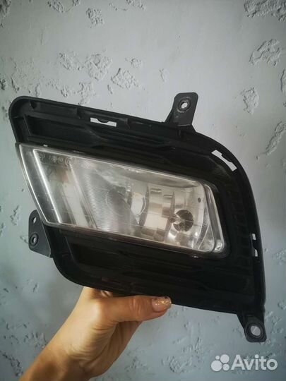 Противотуманная фара с рамкой KIA ceed левая