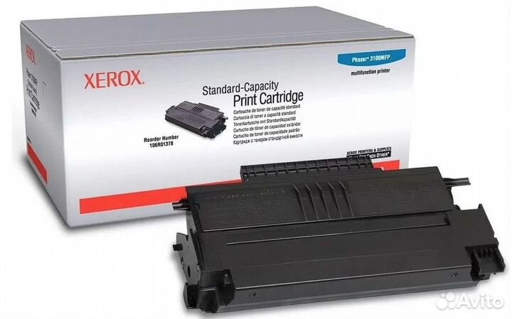 Картридж Xerox 106r01378 для Phaser 3100MFP оригин