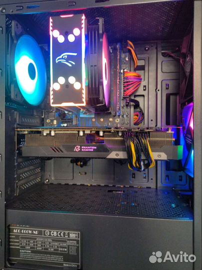Игровой пк Rx 5700-8Gb intel E5 2680v3 Озу 32гб