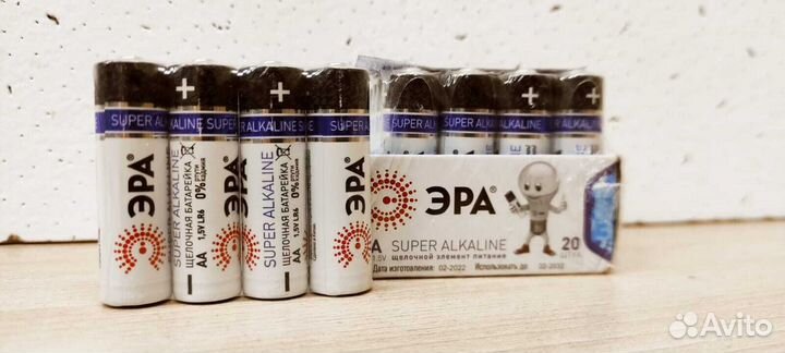 Батарейка алкалиновая Эра Super Alkaline LR6