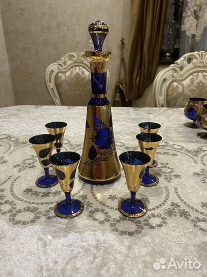 Графин хрустальный богемия