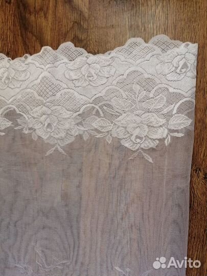 Тюль белый новый