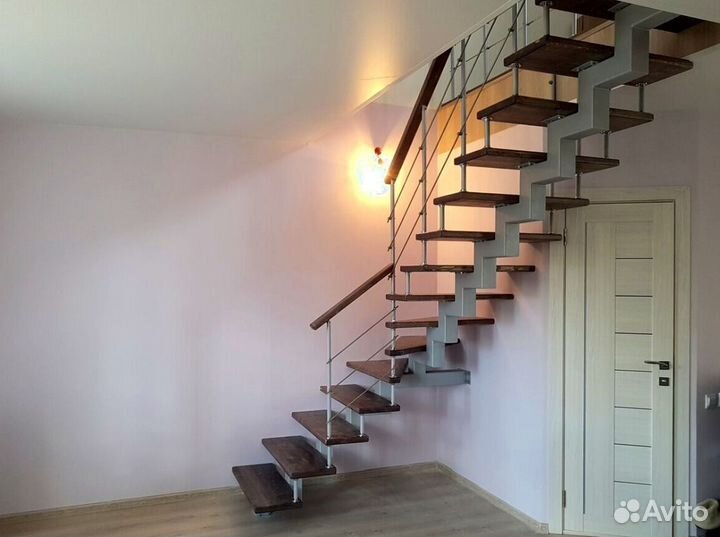 Забежная лестница с установкой