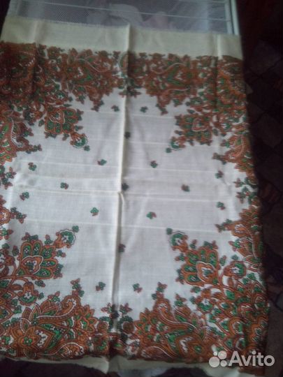 Павлопосадский платок шерсть новый