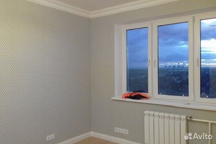 Поклейка обоев стекло-обоев. Услуги по ремонту