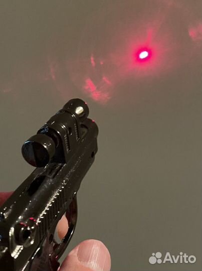 Зажигалка пистолет с лазерной указкой Lignose