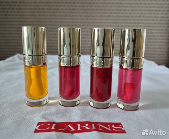 Clarins масло для губ 01, 02, 05