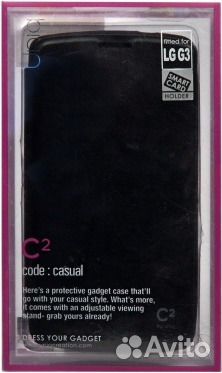 Чехол-книжка Uniq для LG G3 (чёрная)