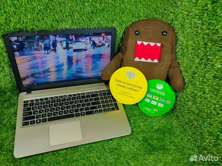 Asus с SSD 4 ядра. Для игр, учёбы, работы.Гарантия