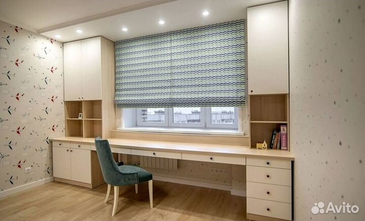 Рабочая зона с кроватью