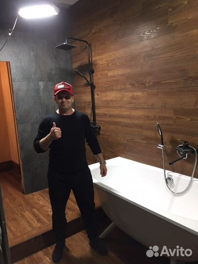 Ванные комнаты, Керамогранит, квартиры под ключ