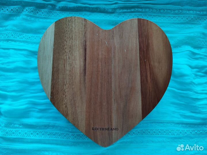 Набор для сыра в виде сердца