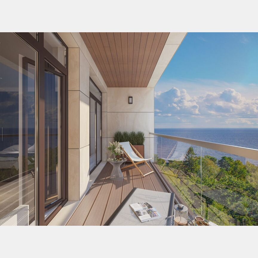 1-к. апартаменты, 72,2 м², 6/12 эт.