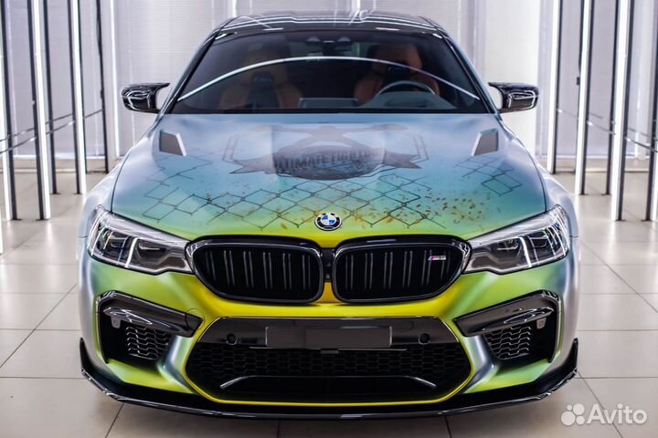 Накладка переднего бампера M5 F90 (M-power) 2021