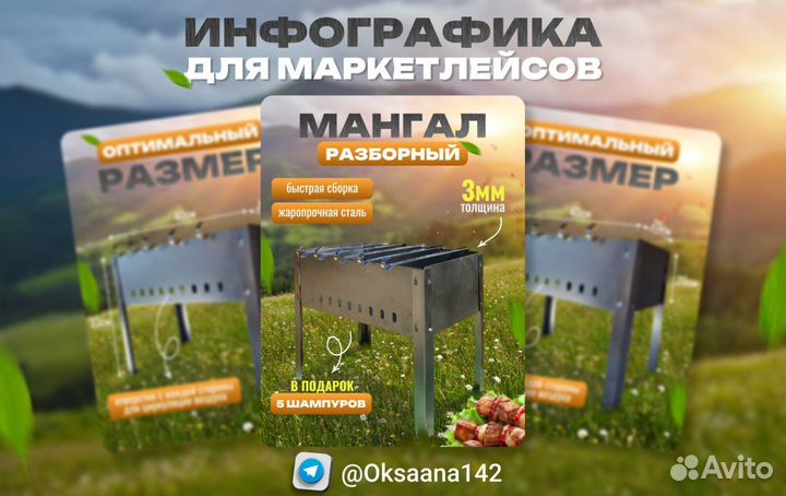 Инфографика для маркетплейсов