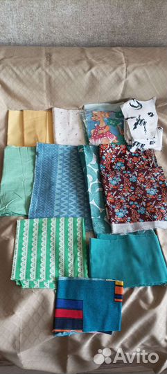 Остатки ткани от шитья